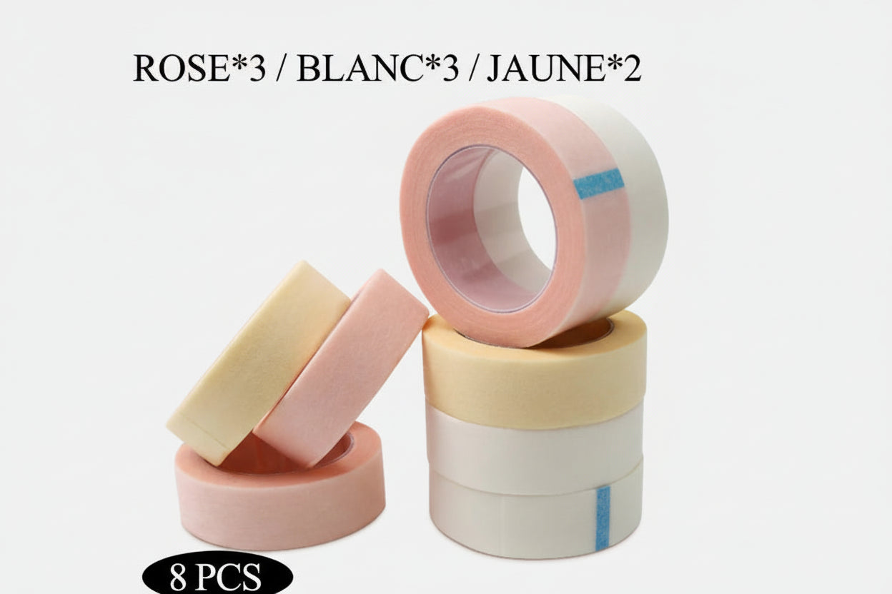 SAKURAHANA Ruban adhésif Patchs en papier pour le contour des yeux