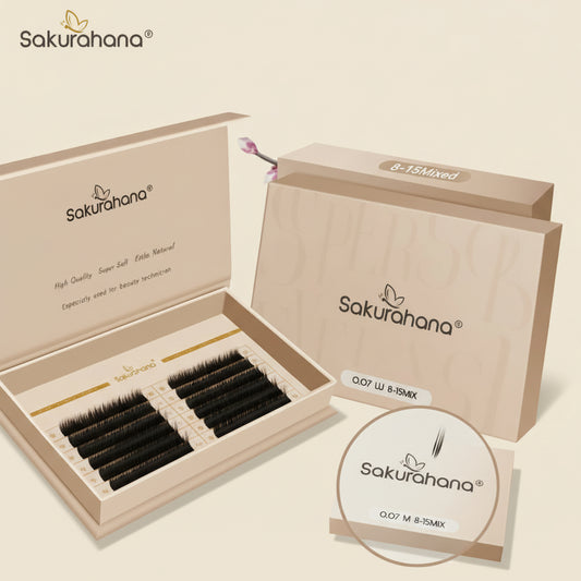 Extension cils individuels L Noir SAKURAHANA