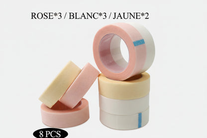 SAKURAHANA Ruban adhésif Patchs en papier pour le contour des yeux