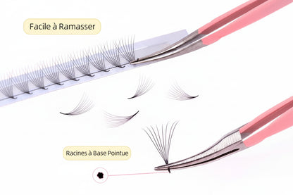 Extension de cils bouquet préfait Volume russe