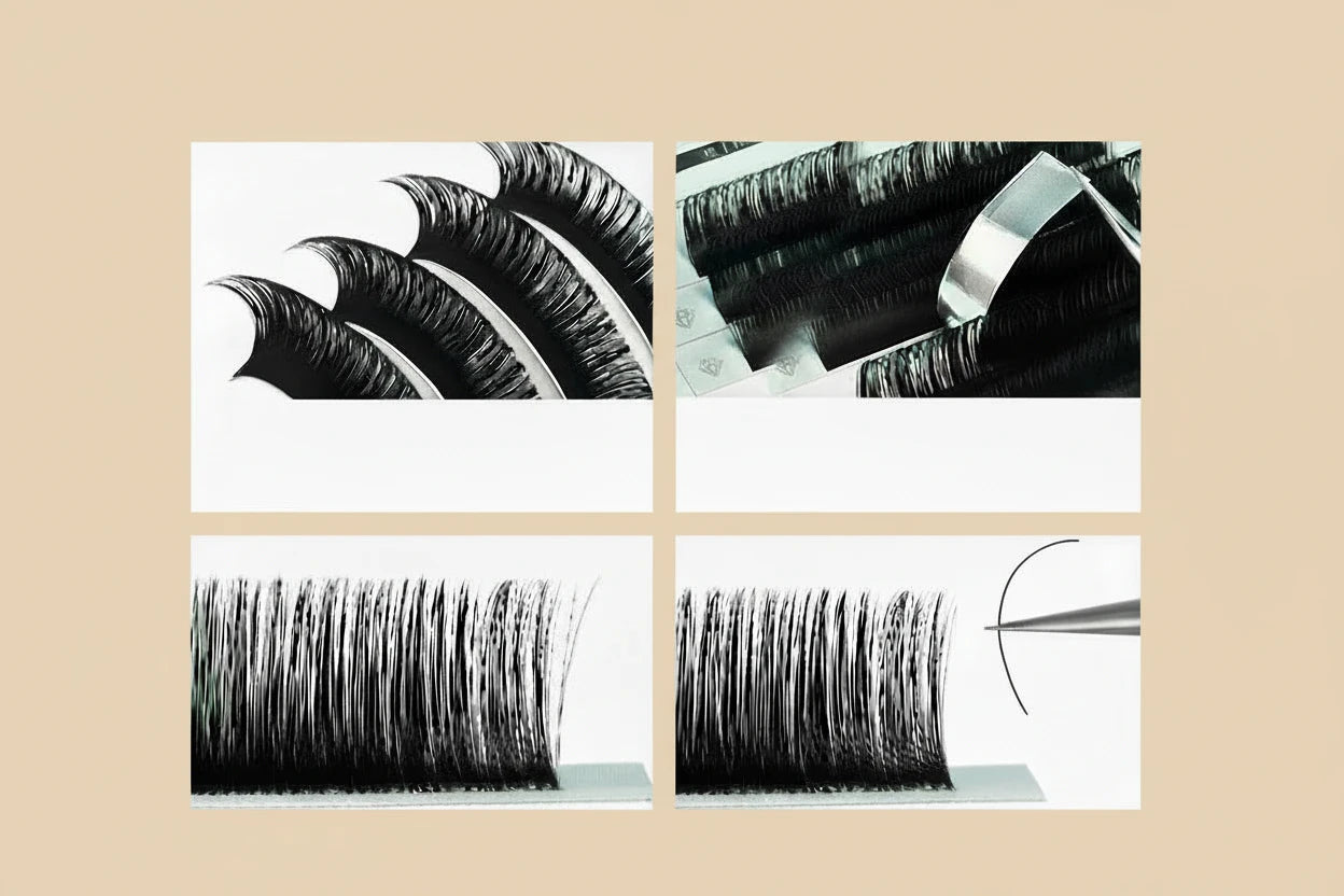 Extension SAKURAHANA cils individuels Premium Long Noir matte 15-20