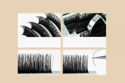 Extension SAKURAHANA cils individuels Premium Long Noir matte 15-20