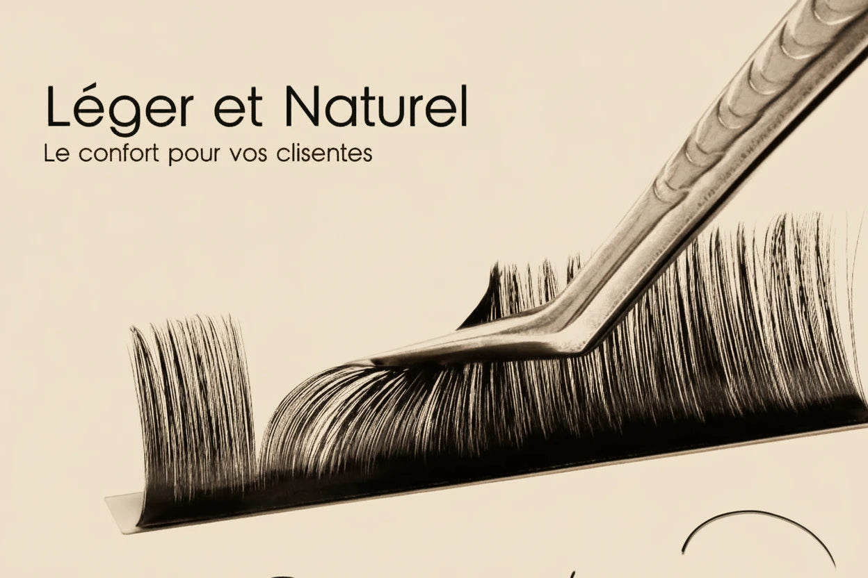 Extension SAKURAHANA cils individuels Premium Long Noir matte 15-20