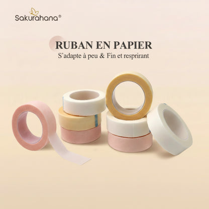 SAKURAHANA Ruban adhésif Patchs en papier pour le contour des yeux