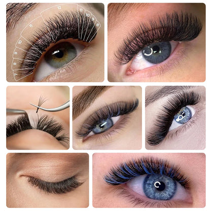 Extension de cils préfait Lashprofessor 3/4/6/7/8/10/12/14D Base Pointue