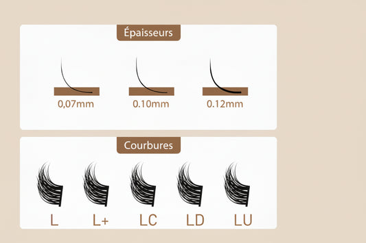 Extension cils individuels L Noir SAKURAHANA